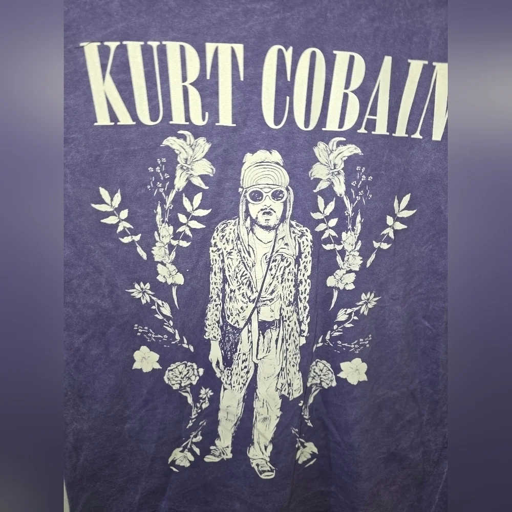 Kurt Cobain T-Shirt, Size Large NWOT - Picture 2 of 5